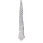 Silk Tie // Light Silver