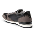 D.A.T.E // Boston Nappa Thermo Sneaker // Black + Grey (Euro: 44)