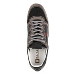 D.A.T.E // Boston Nappa Thermo Sneaker // Black + Grey (Euro: 44)