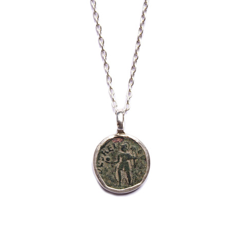 Roman Empire Coin Necklace // 215