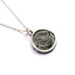 Roman Empire Bull Coin Necklace