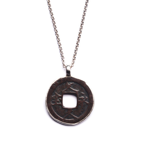 Antique Coin Necklace // Japan