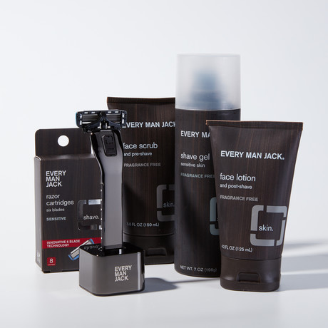 Razor Set // Fragrance Free // Black