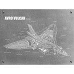 Avro Vulcan // Stainless Steel (White Ink)