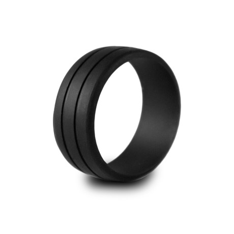 Ultralite Silicone Ring // Obsidian (Size 8)