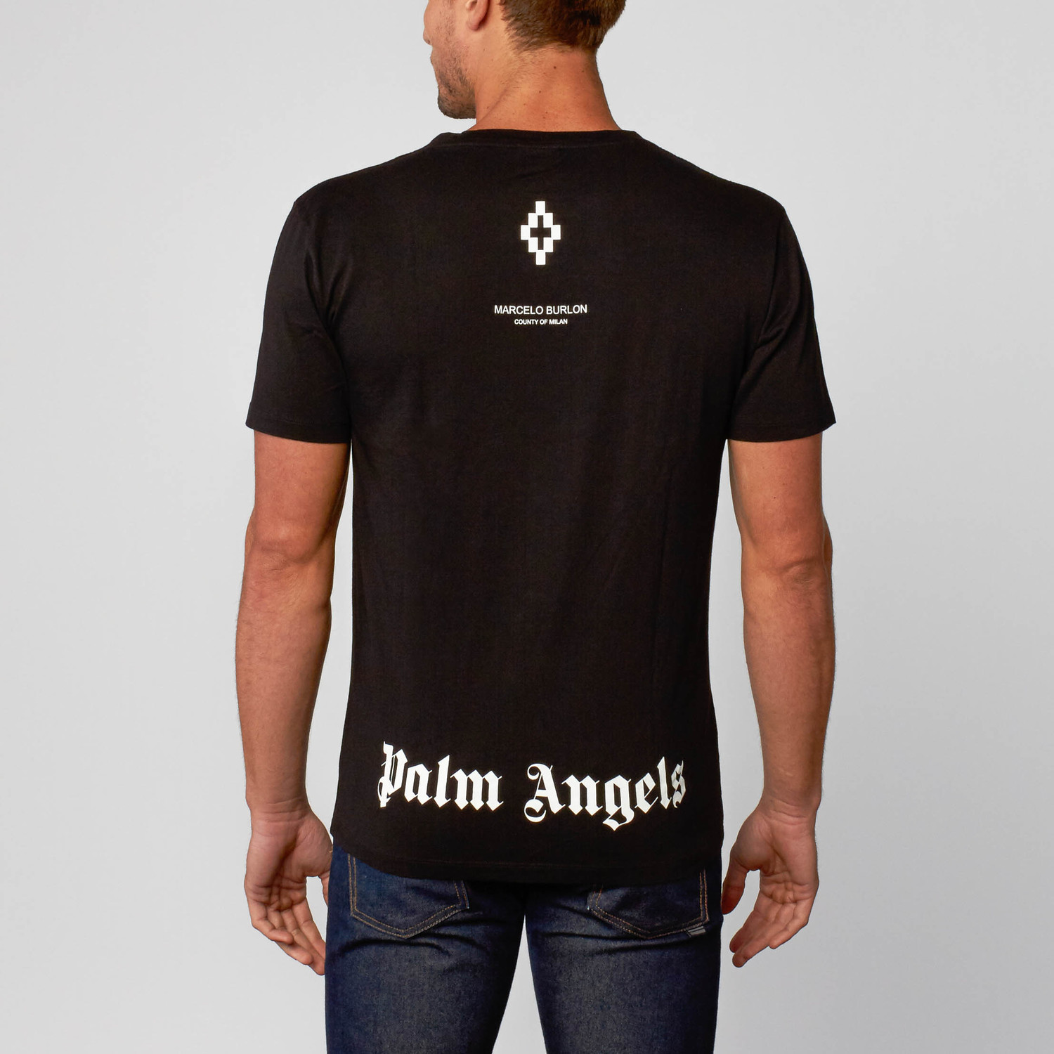 T-Shirt & Palm Angels Book // Black (S) - Marcelo Burlon - Touch of Modern