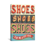 Shoes! Shoes! Shoes! (18"W x 26"H x 0.75"D)