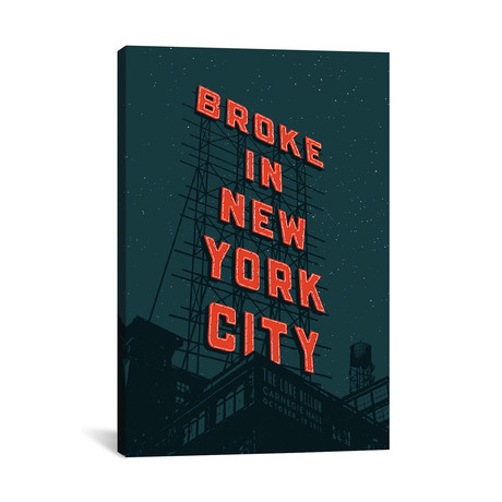 Broke In NYC // Jeff Rogers (18"W x 26"H x 0.75"D)