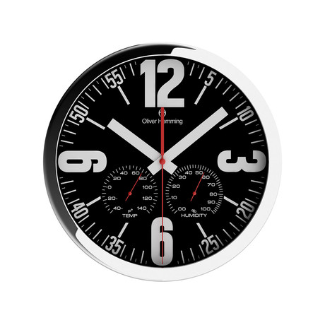 "Duplex" Collection 12" Wall Clock  // W303S65BF