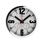 "Duplex" Collection 12" Wall Clock  // W303S65WF