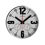 "Simplex" Collection 12" Wall Clock  // W300S65WF