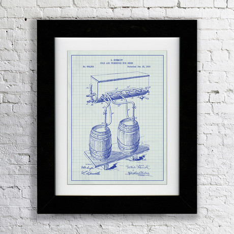 Cold Air Pressure for Beer (11"W x 17"H x 0.75"D // Matted)