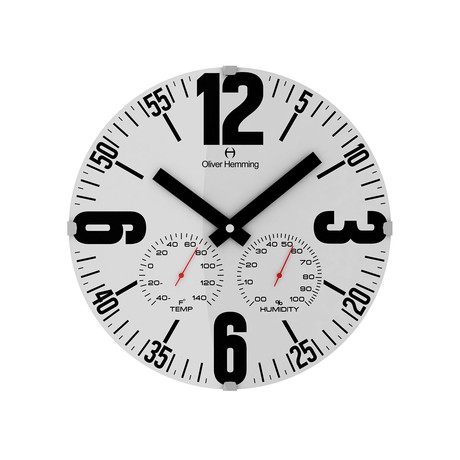 "Vitri" Collection 12" Wall Clock  // W300DG65WF