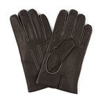 Deerskin Glove // Cashmere Lining // Black (Small)