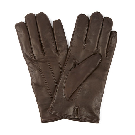 Nappa Gloves // Cashmere Lining // Made In Italy // Brown (XL)