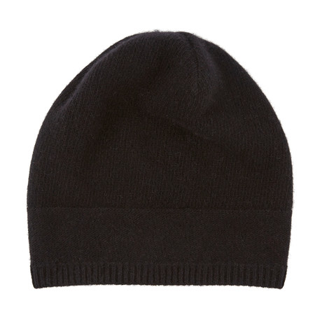 Cashmere Slouchy Hat (Black)