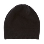 Cashmere Slouchy Hat (Black)