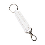 Hand Braided Paracord Keyfob // White