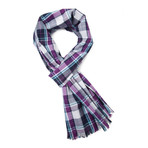 Plaid Spring Scarf // Purple