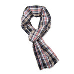 Plaid Spring Scarf // Black