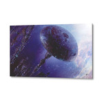 Space Voyager I // Aluminum (24"W x 16"L x 0.2"D)