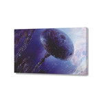 Space Voyager I // Stretched Canvas (24"W x 16"L x 1.5"D)