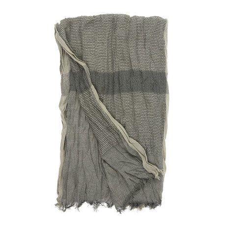 Tonal Grey Scarf // Black + Grey