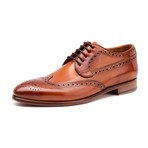 Warfield & Grand // Ash Wingtip Blucher // Siena (Euro: 46)