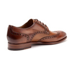 Warfield & Grand // Heaton Wingtip Blucher // Cognac + Cream (Euro: 44)