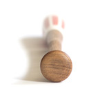 Pinstripes Bat + Wall Hang // Red