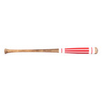 Pinstripes Bat + Wall Hang // Red