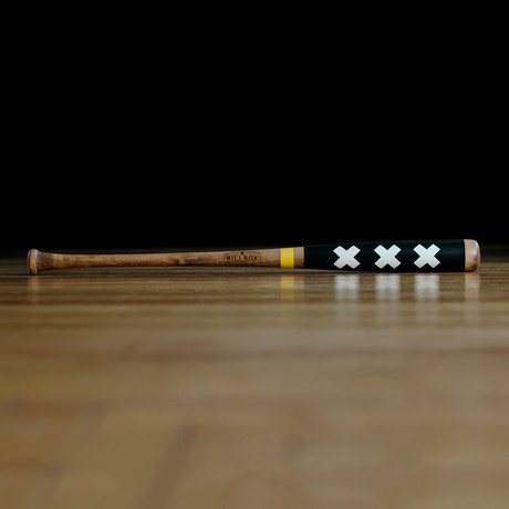 Three Strikes Bat + Wall Hang // Black