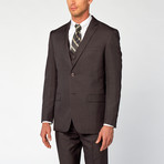 Modern Fit Shark Skin 3-Piece Suit // Charcoal (US: 40S)