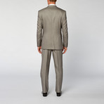 Modern Fit Shark Skin 3-Piece Suit // Gray (US: 36S)