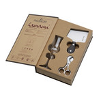 Grappa Glass + Chocolate + Cigar Cutter Set (Eco)