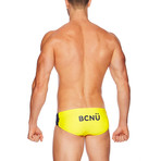 Playa Low-Rise Swim Brief // Yellow (S)