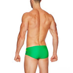 Obelisk Swim Brief // Lime (XL)