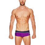 Ipanema Brazilian Sunga Brief // Purple (S)