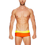 Ipanema Brazilian Sunga Brief // Orange (S)