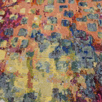 Barcelona Rug // Multi Small Squares (2'L x 6'W)