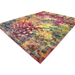 Barcelona Rug // Multi Small Squares (2'L x 6'W)