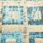 Riveria Rug // Teal (4'L x 6'W)