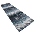 Biscayne Rug // Blue Stripes (3'L x 10'W)