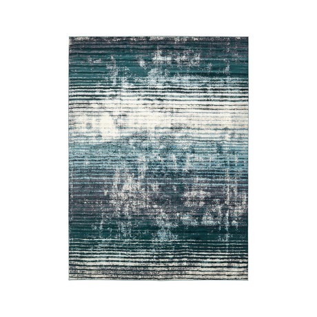 Biscayne Rug // Blue Stripes (3'L x 10'W)