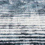 Biscayne Rug // Blue Stripes (3'L x 10'W)