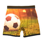 Morning Game Print Performance Boxer Brief // Multi (Small)