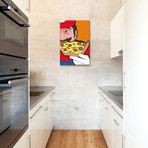 Mario Pizza // Gregoire 'Leon' Guillemin (26"W x 18"H x 0.75"D)