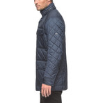 Essex Long Quilted Jacket // Ink (XL)