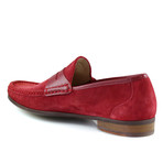 Union Square Suede Loafer // Red (US: 7)