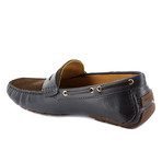 Union Street 2 Leather Loafer // Navy + Brown (UK: 7)